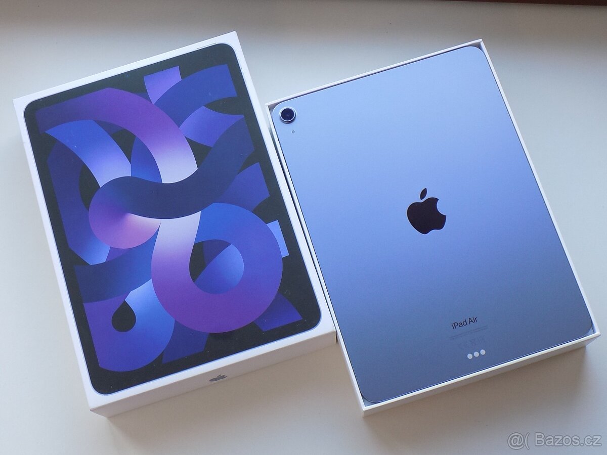 Apple iPad Air 5 (2022) M1 64GB Wi-Fi Fialový - ZÁRUKA