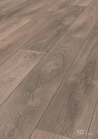 Laminátová plovoucí podlaha 110m2 dub mořený sleva 35%NOVÁ