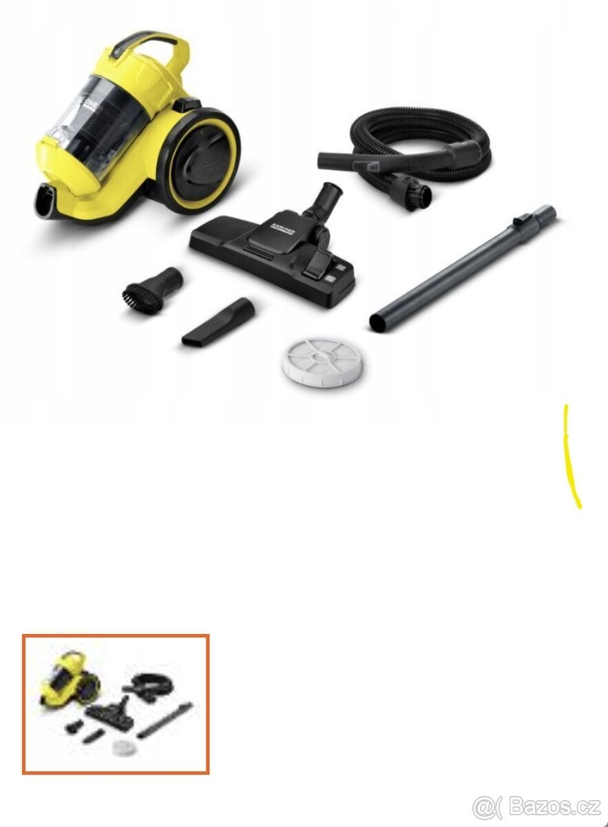 Karcher VC3 žlutý