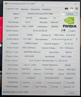 Asus ROG STRIX 3090 24 GB