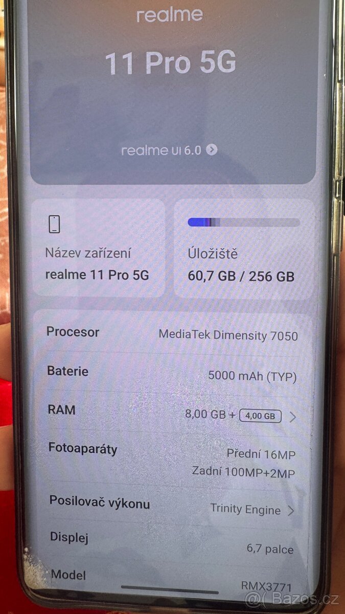 Xiaomi Realme 11 pro 5G 256