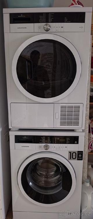 Set pračka a sušička Grundig
