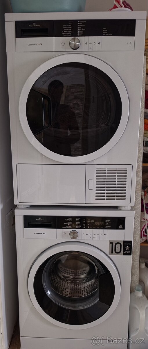 Set pračka a sušička Grundig