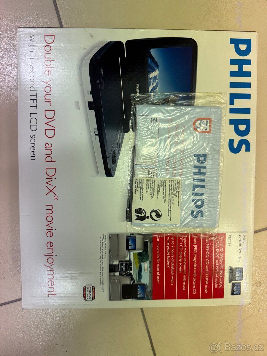 Philips přenosný DVD přehrávač NOVÝ