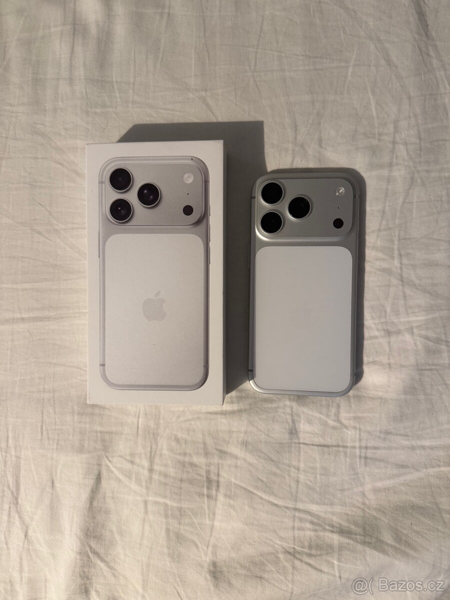 IPhone 17 pro 256gb stříbrná.