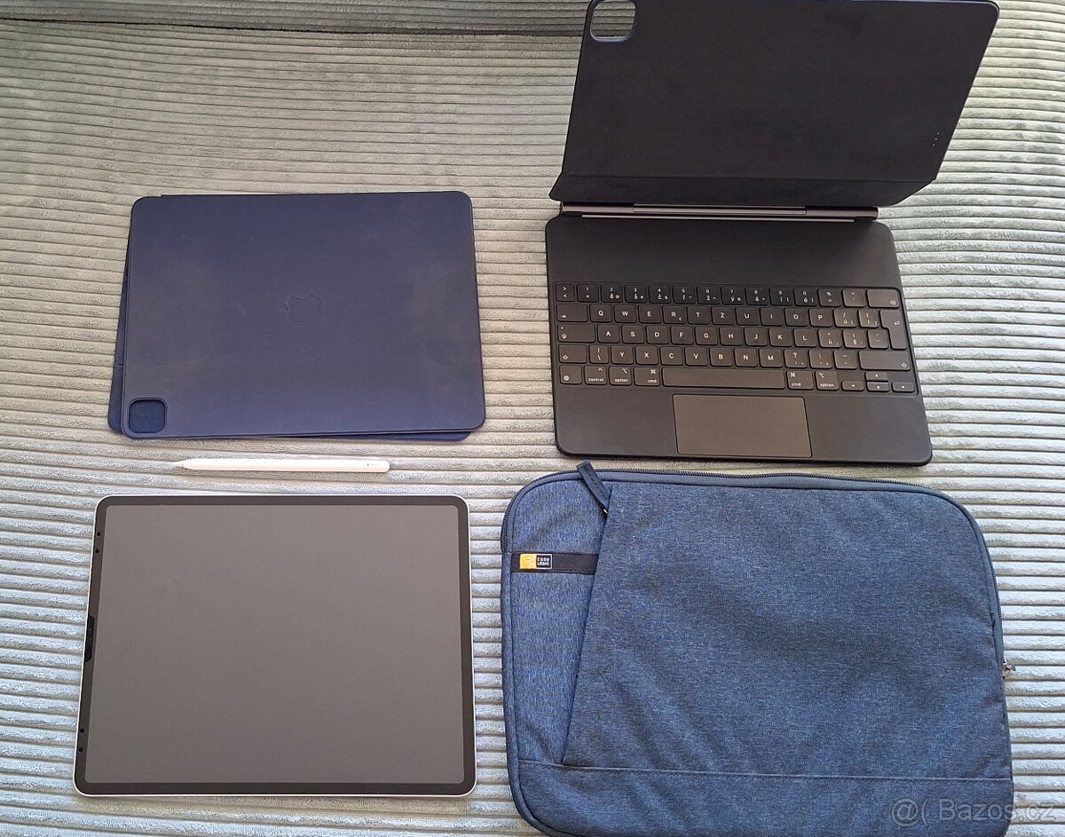 Apple iPad Pro 12.9″ 256GB Silver + Magic Keyboard + Pencil
