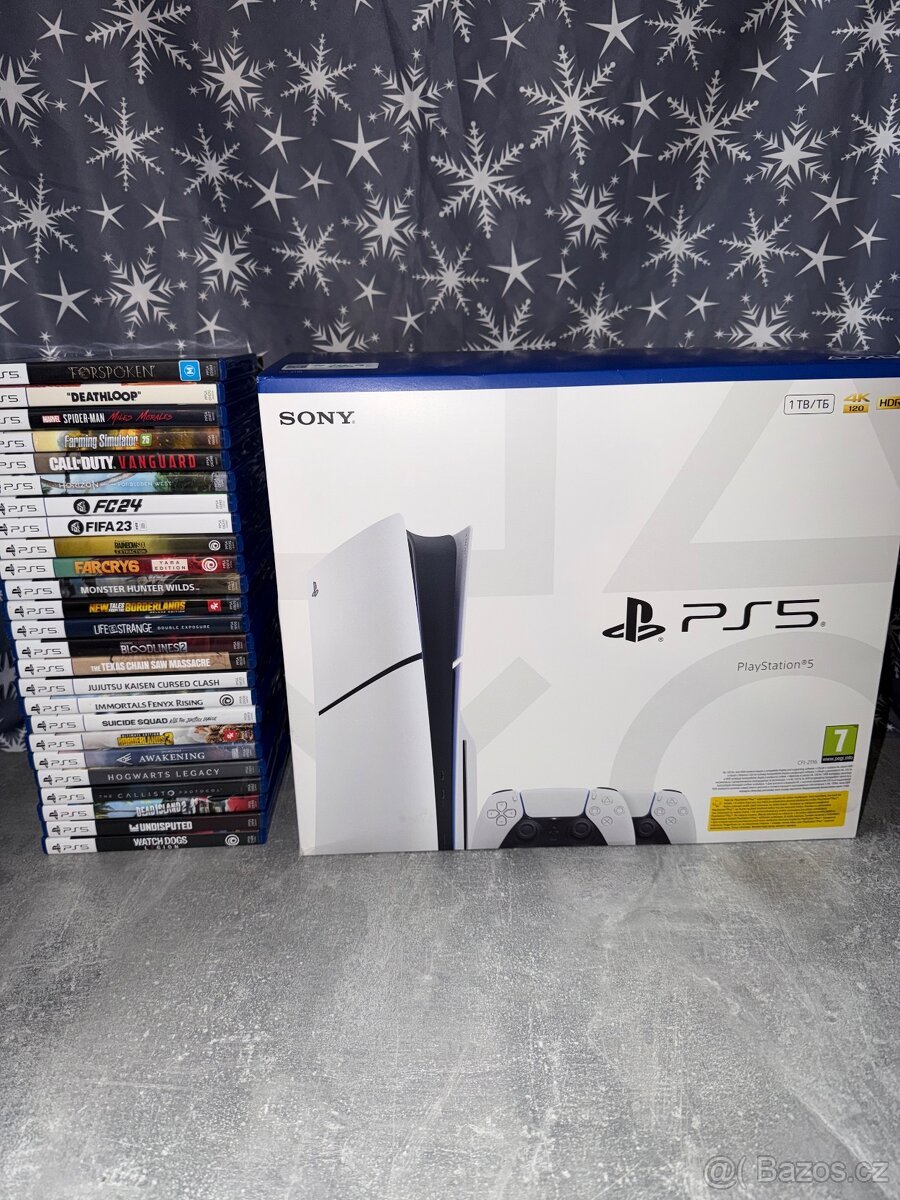 Nový playstation 5 slim s mechanikou (model cfi-2116)