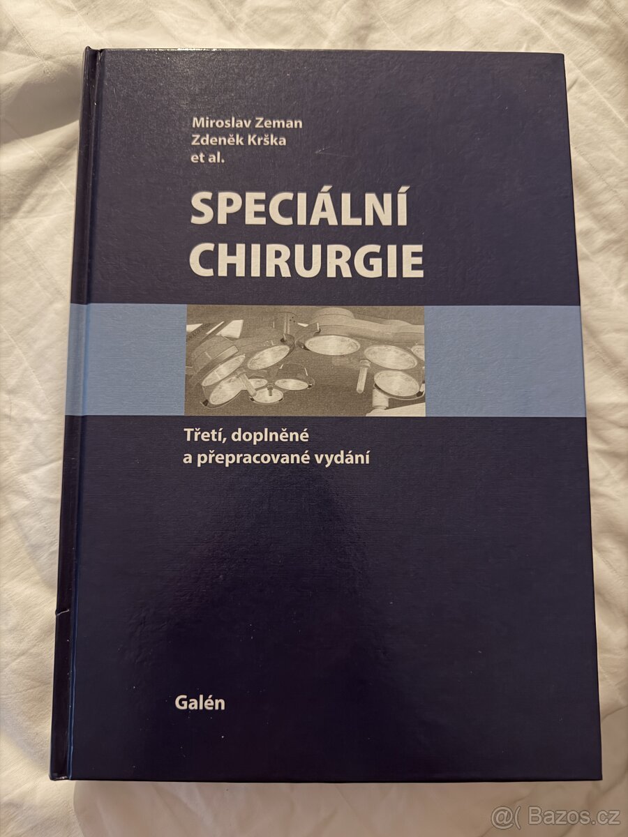 Speciální chirurgie – Zeman, Krška, 3. vydání, Galén – Nová,