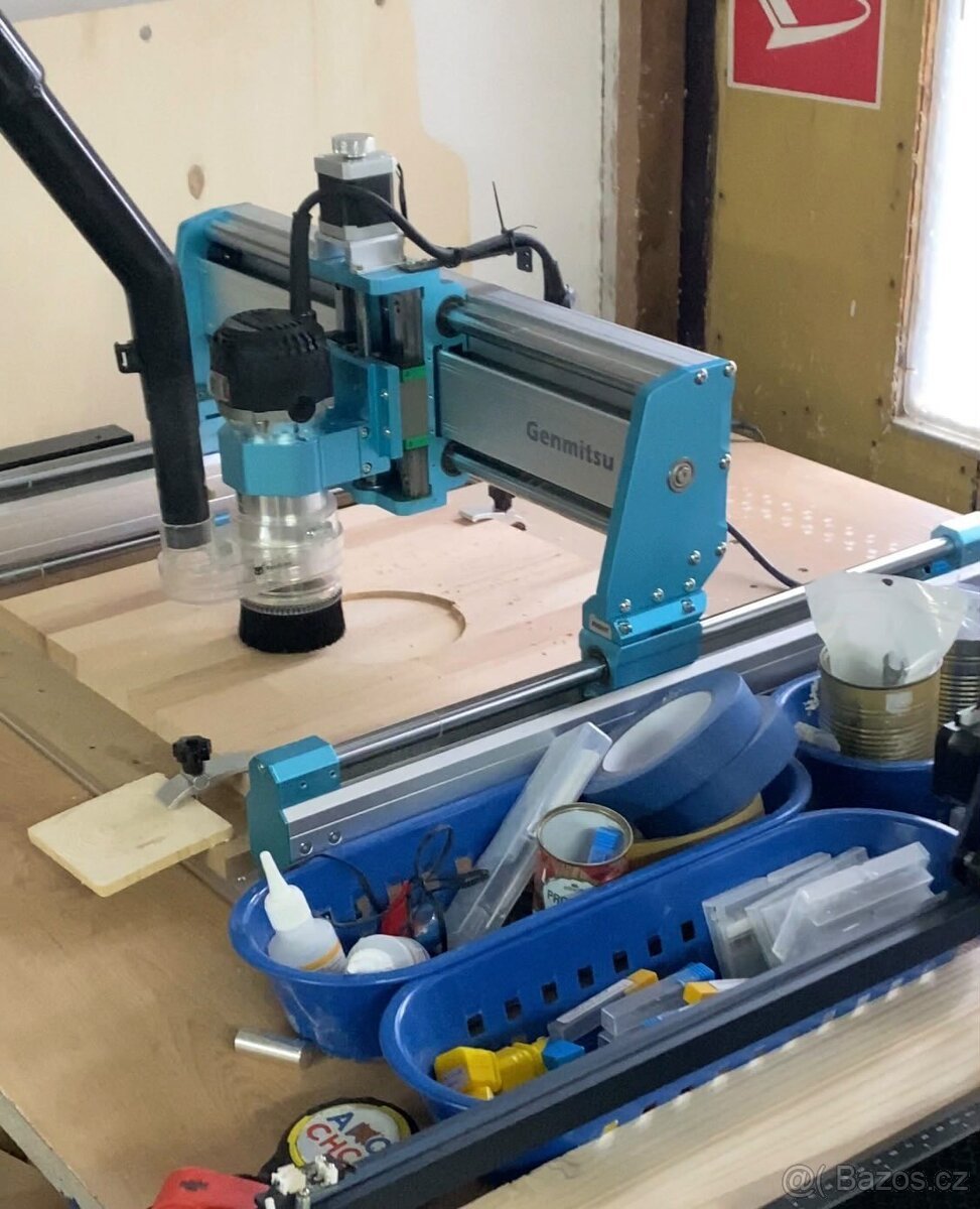 Genmitsu 4040 PRO MAX+VCarve Desktop+ frézy+ER11, fréza