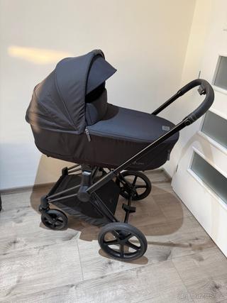 Kočárek CYBEX Set Priam Matt Black Seat Pack