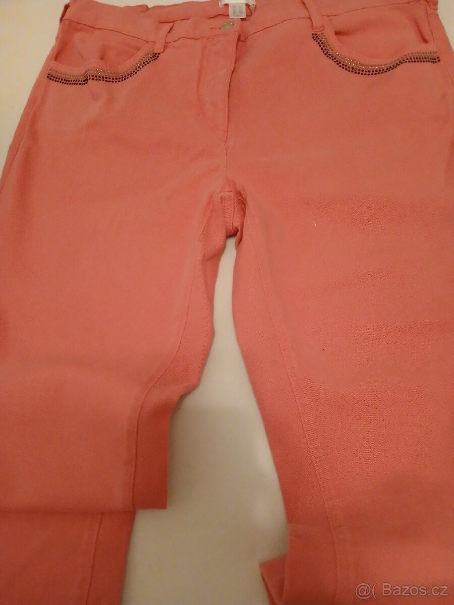 Bavlněné capri dziny,nenošené vel 23 cm.