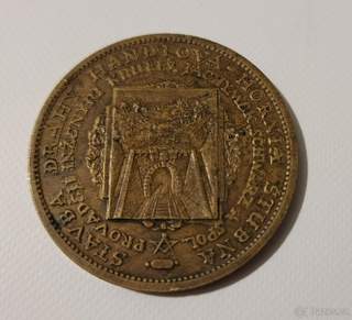 Medaile 1930 - RR, Tunel Handlová - Horná Štubna, A. Hám, T.