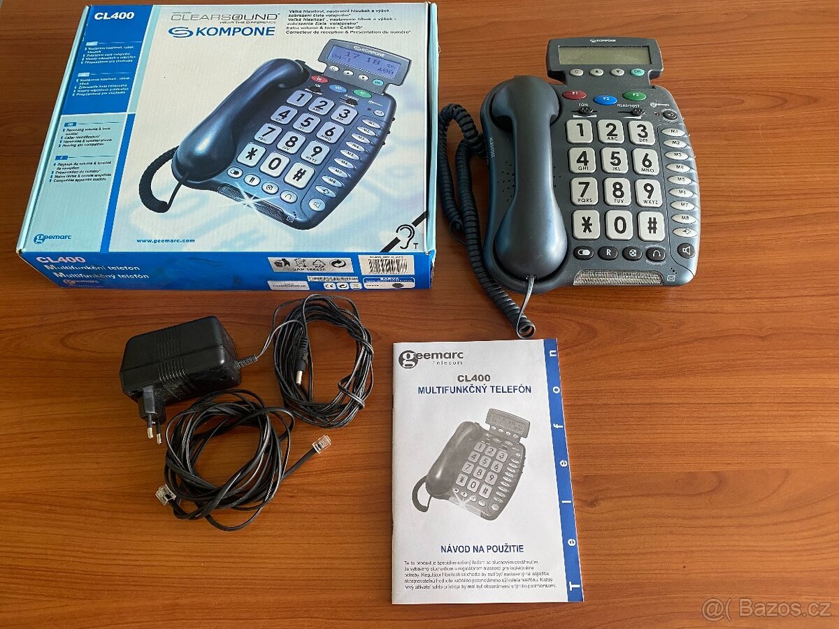 HLASITÝ TELEFON GEEMARC ClearSound CL 400