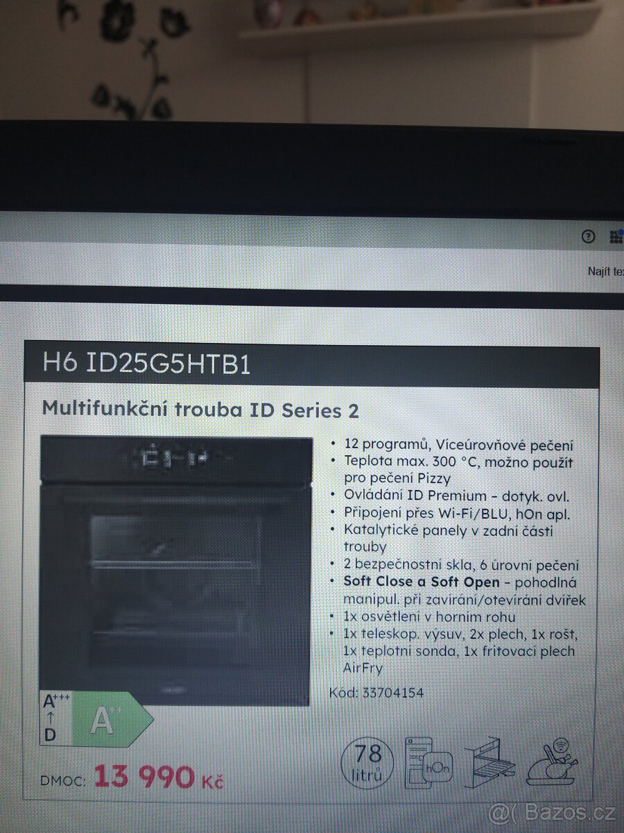 Prodám úplně novou vestavnou troubu HAIER.Cena 8500,-Kč