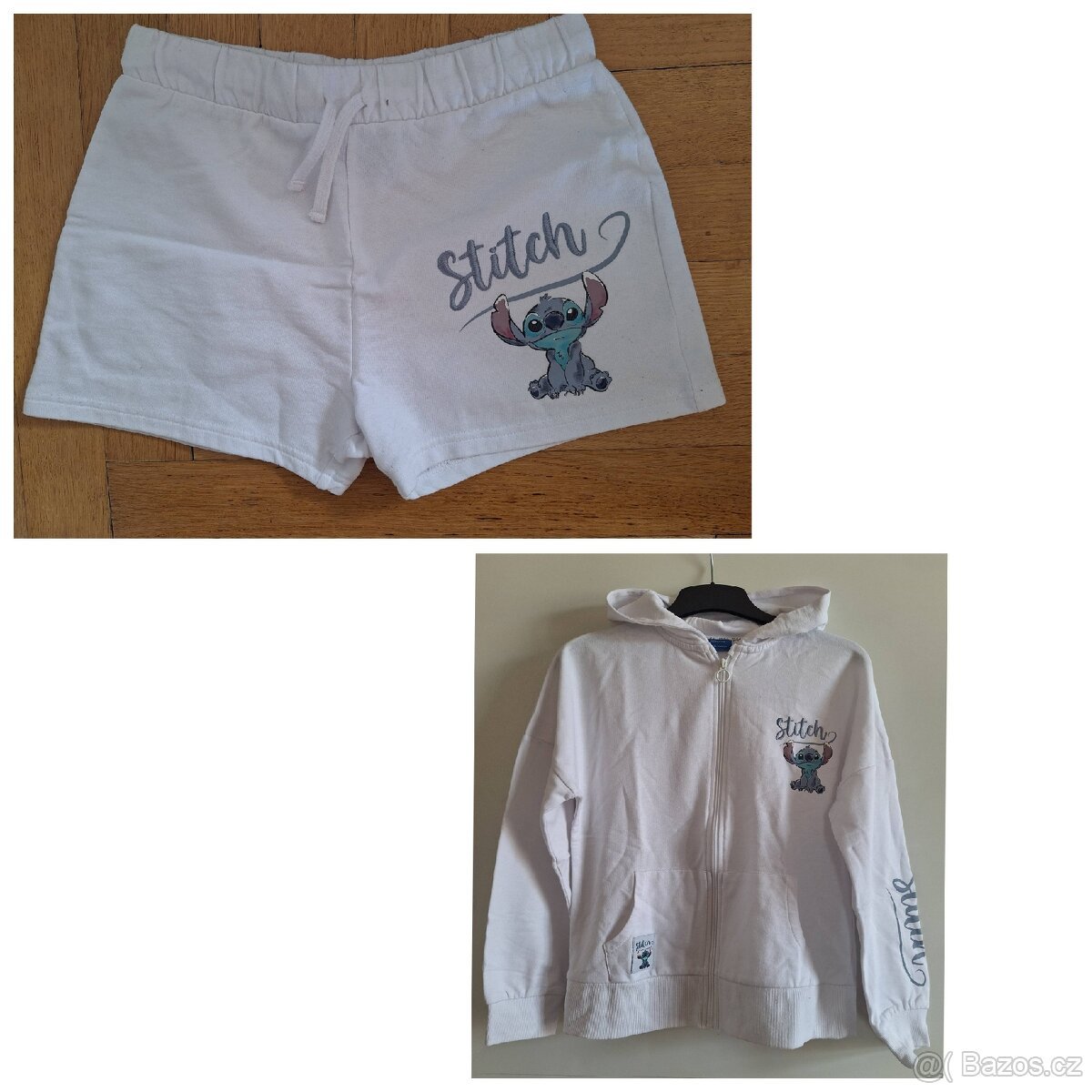 Mikina a šortky teplákový komplet Stitch vel. 152