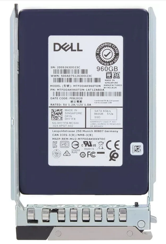Spickovy SSD disk Dell EMC 960 GB ( 1 TB ) SATA 2.5