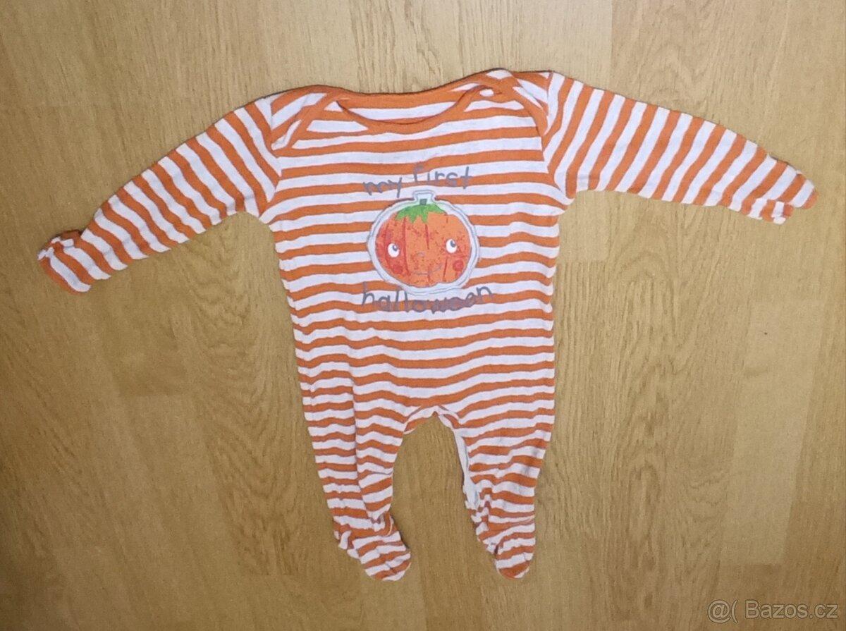 Heloween overal miminko velikost 62 až 68 na 3 až 6 měsíců