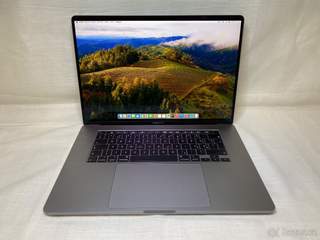 16 Apple MacBook Pro i7 2,6GHz 6jádro SSD 512/16GB ZÁRUKA
