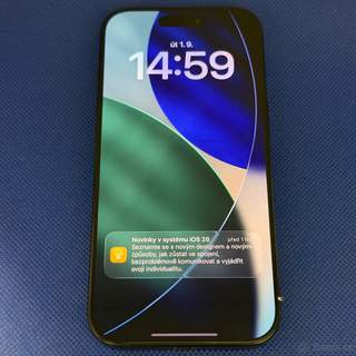iPhone 16 Pro 256GB Black Titan,1 rok záruka