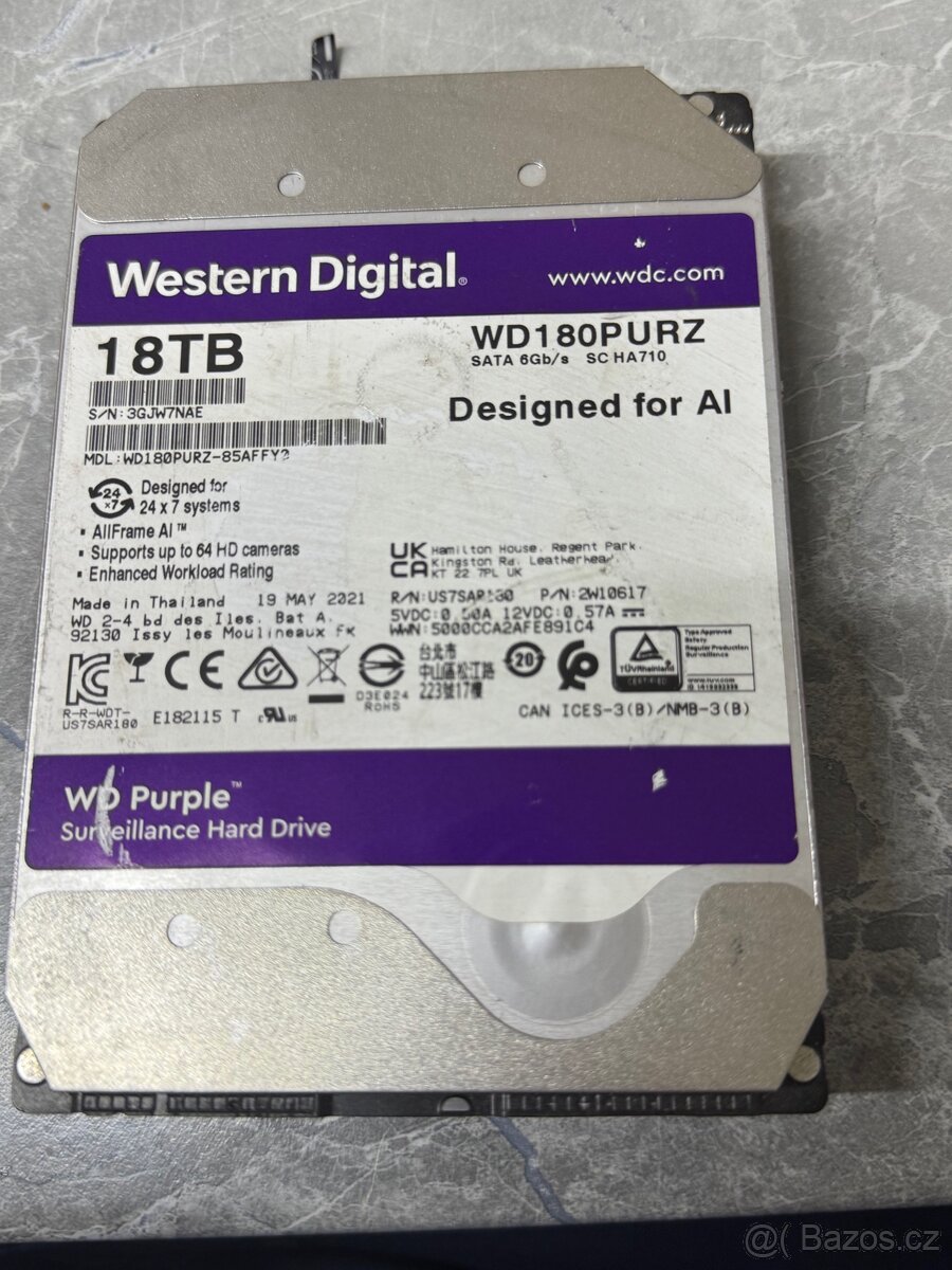 WD 18 TB - WD180PURZ