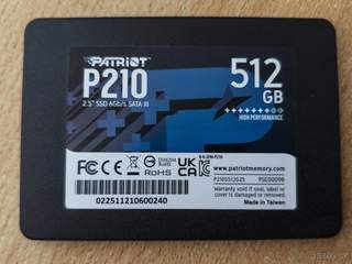 Ssd 512gb patriot p210