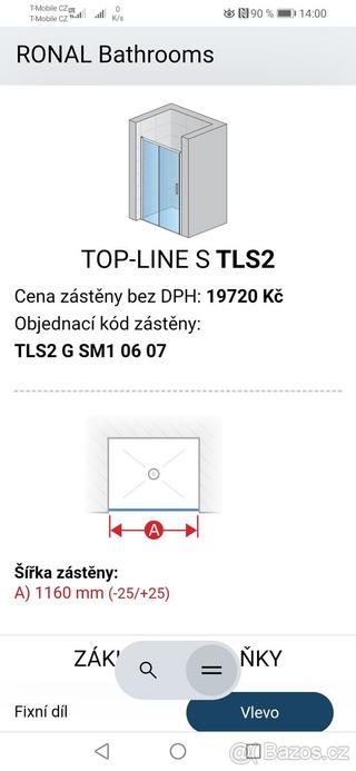 Sprchová zástěna atyp sprchové dveře