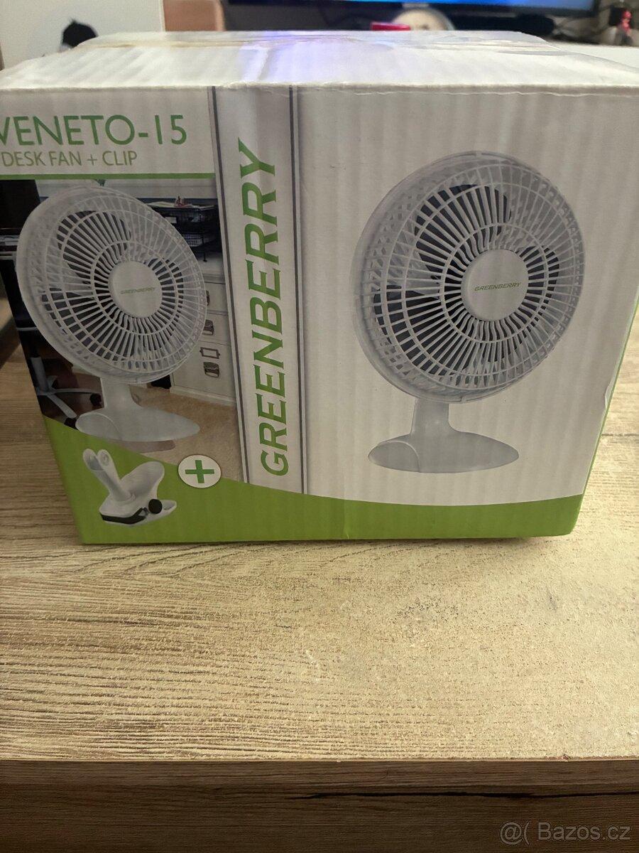 Ventilátor VENETO 15, nový - bílý