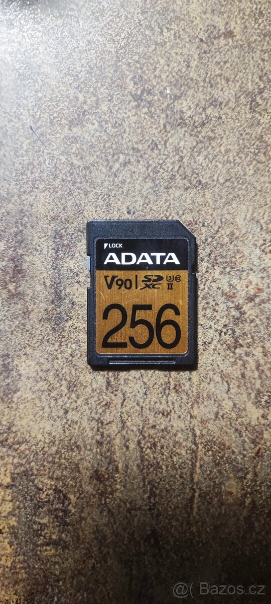 ADATA SDXC karta 256GB Premier One UHS-II U3 V90