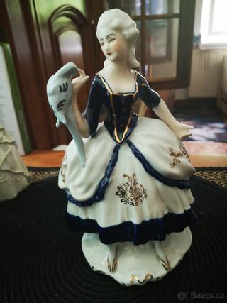 porcelánová sošky dux