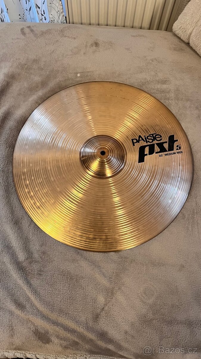 Činel Paiste PST5 medium ride ve skvělém stavu