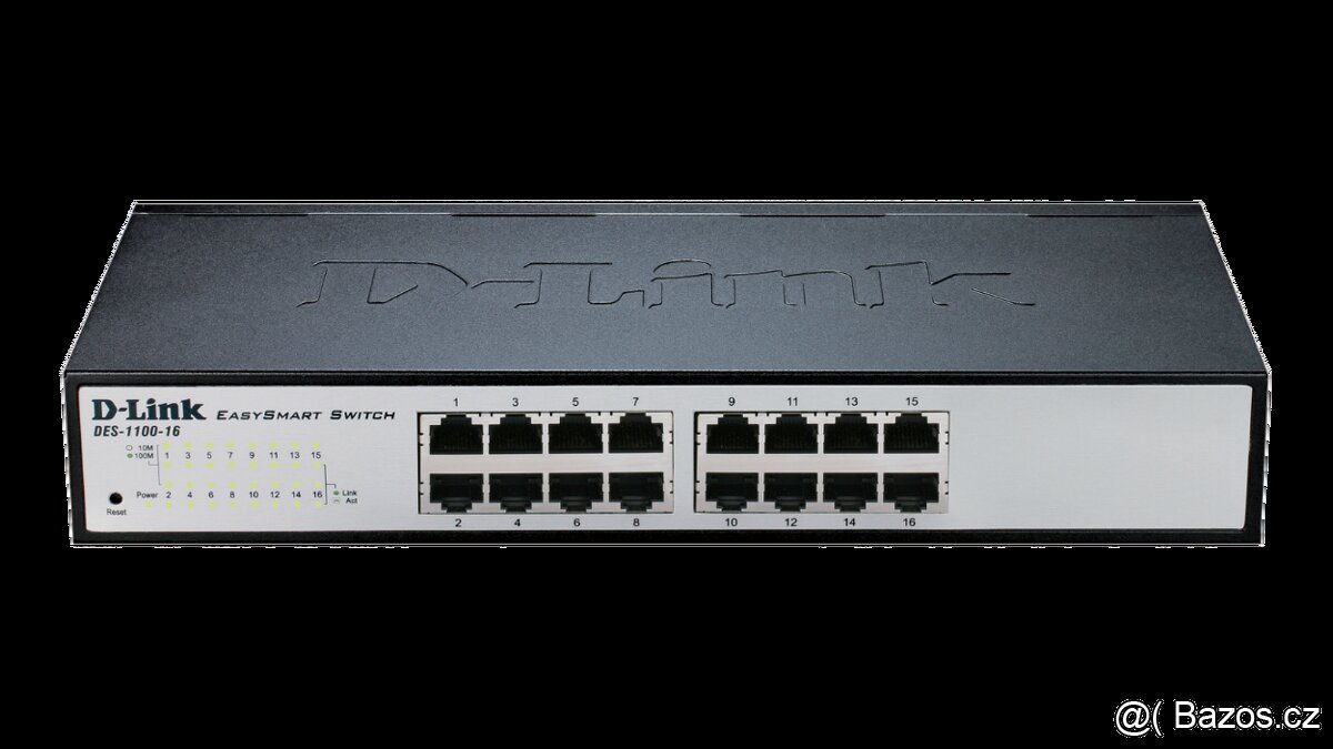 D-Link DES-1100-16 Fast Ethernet Smart manazovatelny -