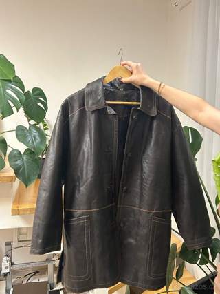 Men leather coat