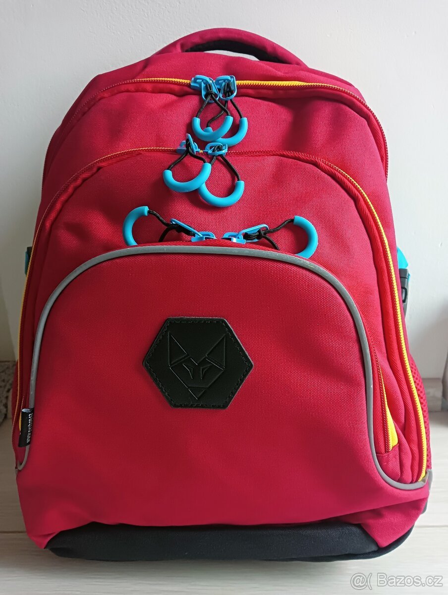 OXYBAG školní aktovna červená STAV