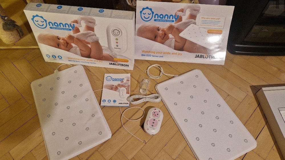 Prodám monitor dechu Jablotron Nanny BM-02 , 2podložky