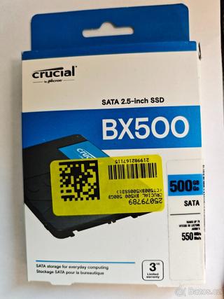 SSD Micron Crucial BX500 500GB 2.5 palce SATA