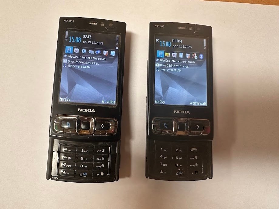 NOKIA N95 8GB v dobrém stavu s baterií a nabíječkou
