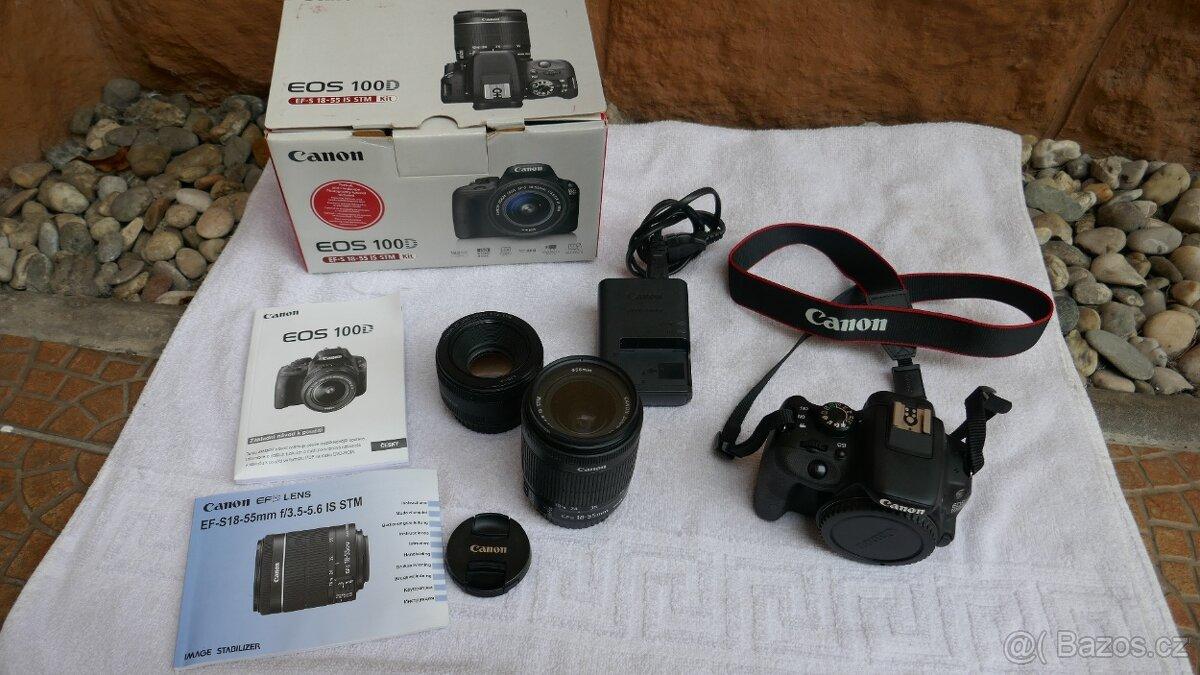 Canon EOS 100D + 18-55 mm STM + 50 mm STM