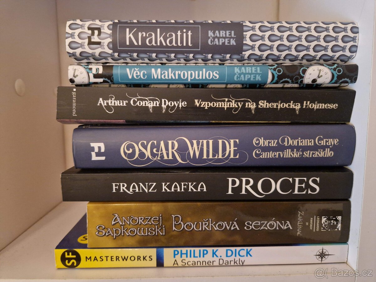 Čapek, Doyle, Sapkowski, Kafka,.