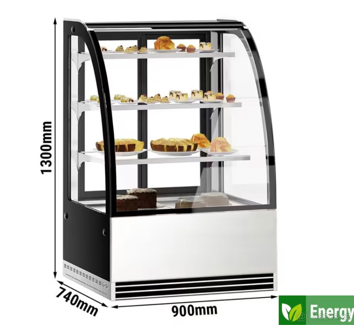 Chladící vitrínu šířka 90 cm, 2 ks