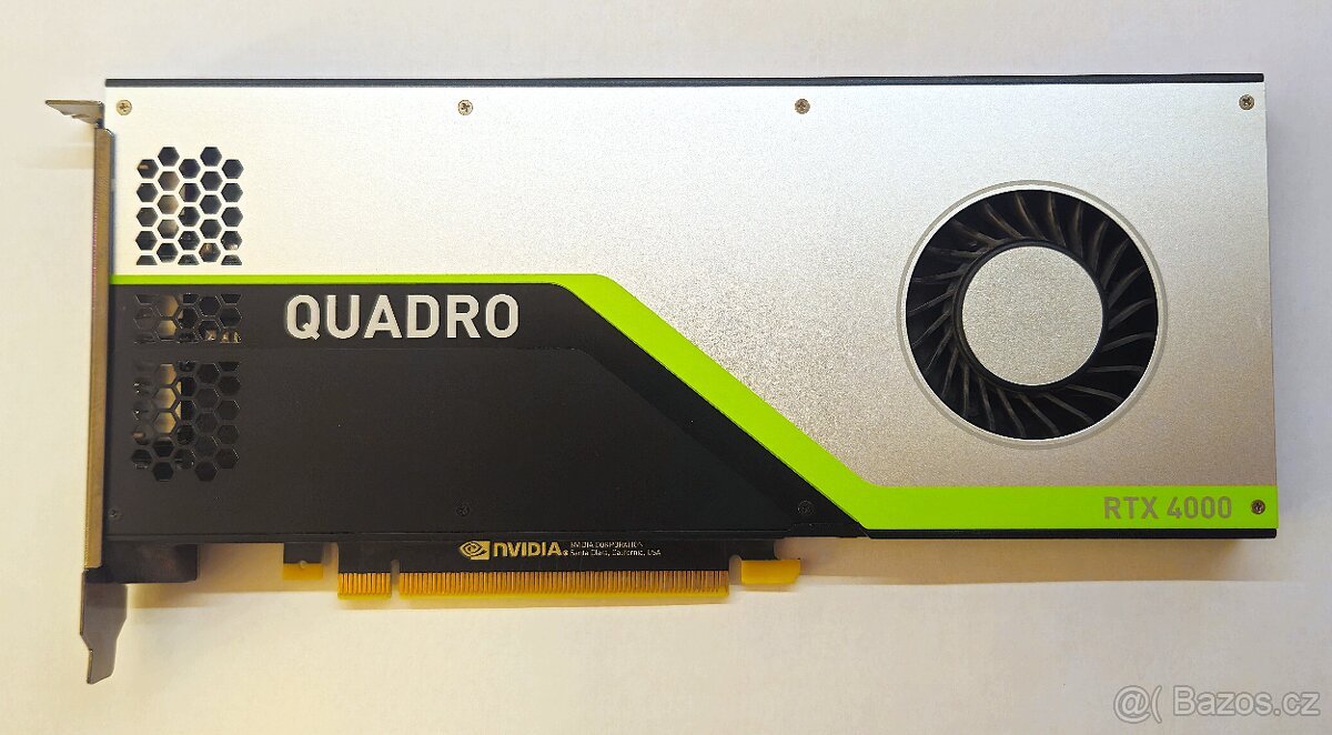 PROFI GPU: NVIDIA Quadro RTX 4000 8GB (Single-slot, CAD/3D)