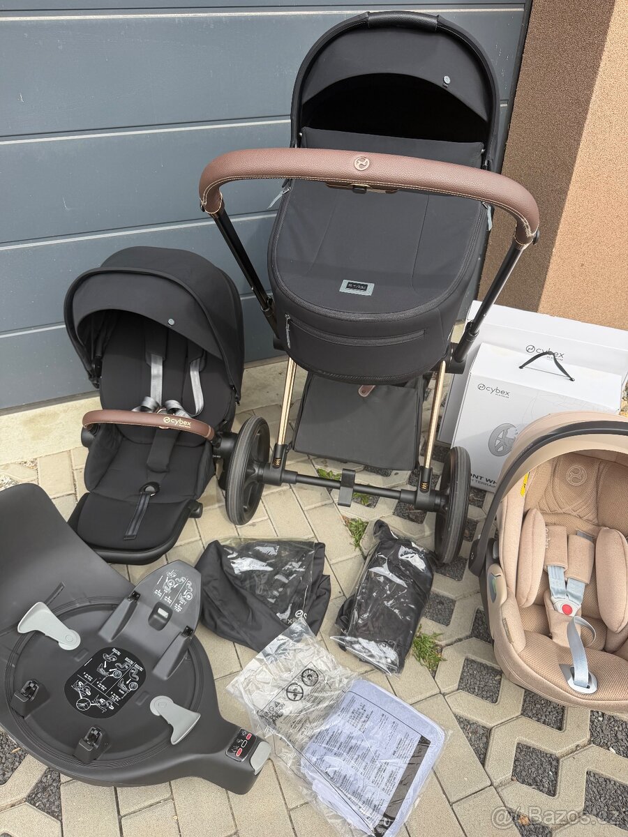 Cybex Priam Platinum Rosegold 4.0 (2025) Kombinace 3v1