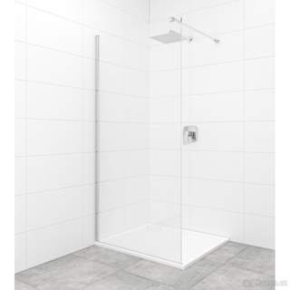 Walk-In zástěna 140cm X 197cm Sklo 6 mm
