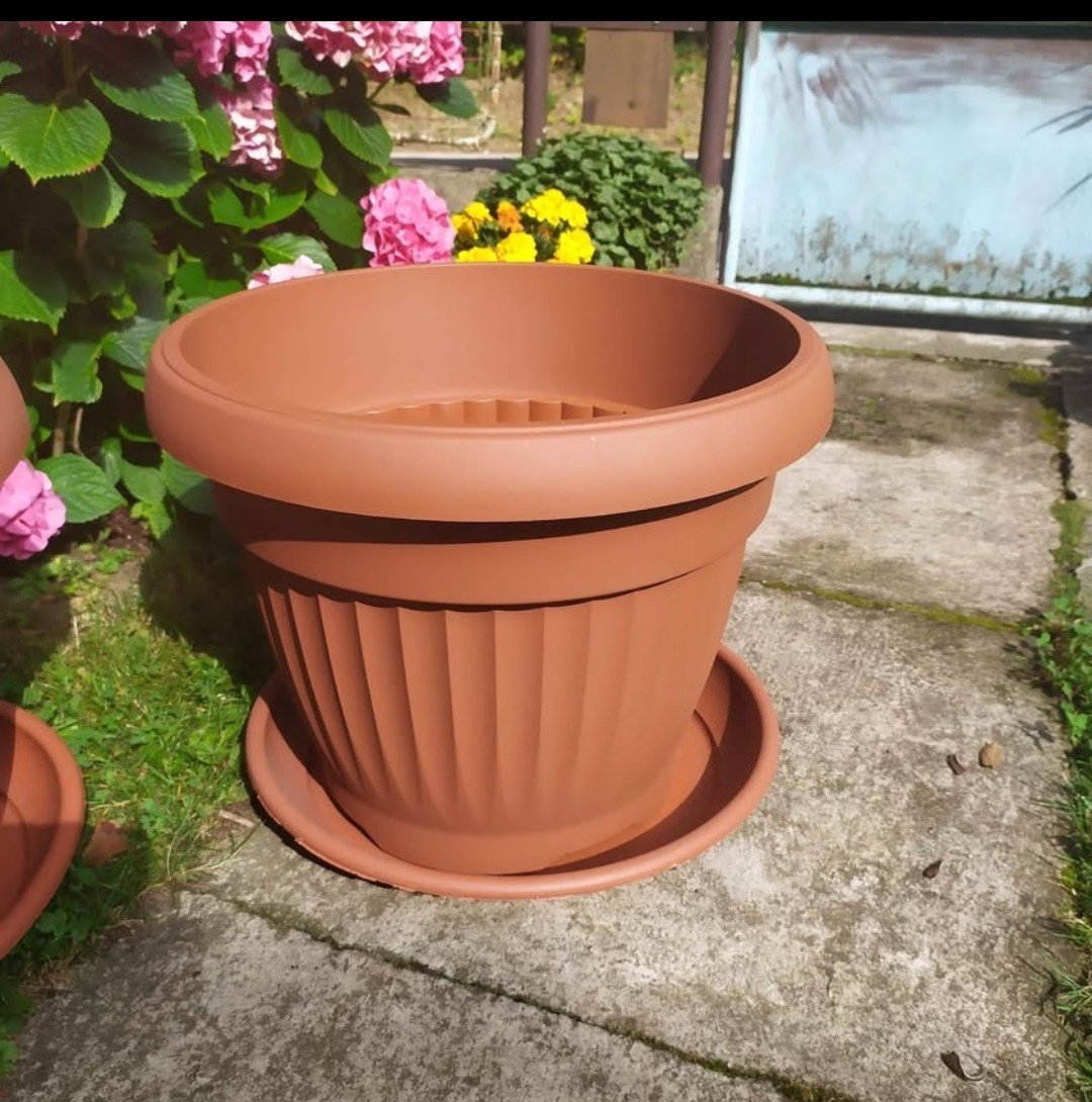 Květináče velké ve stylu antiky průměr 30 cm