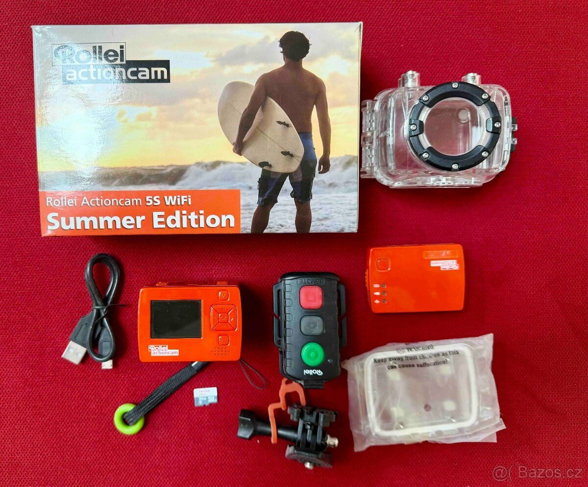 Rollei action cam 5S s 32 GB pamětí a WIFI modulem