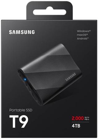 Samsung Portable SSD T9 4TB černý