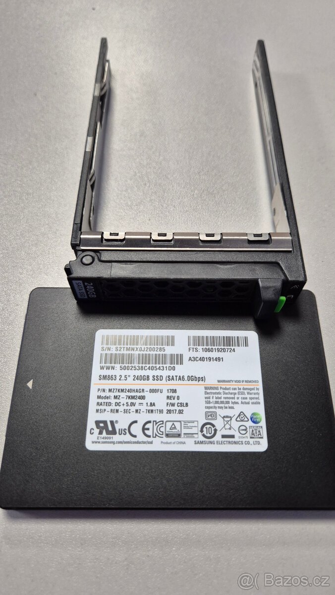 Samsung SSD 240GB 2.5 SATA(6Gb/s) SM863 MLC s vysokou výdrží