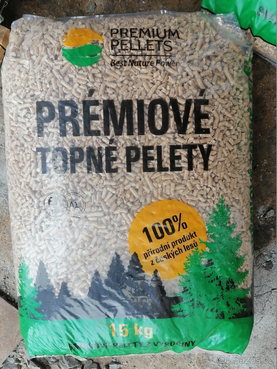 Pelety Enplus A1 Premium pellets