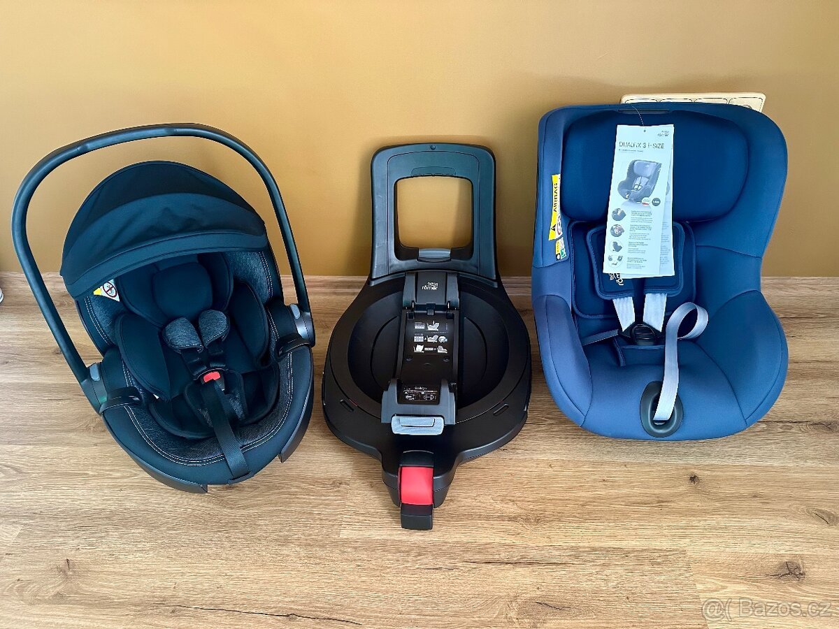 kompletní set autosedaček Britax Römer – Baby-Safe Pro + Dua