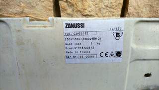 Díly Pračka Zanussi TL 552C horní plnění jen díly TL552C