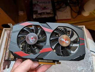 ASUS Cerberus GeForce GTX 1050 Ti 4GB OC Edition.